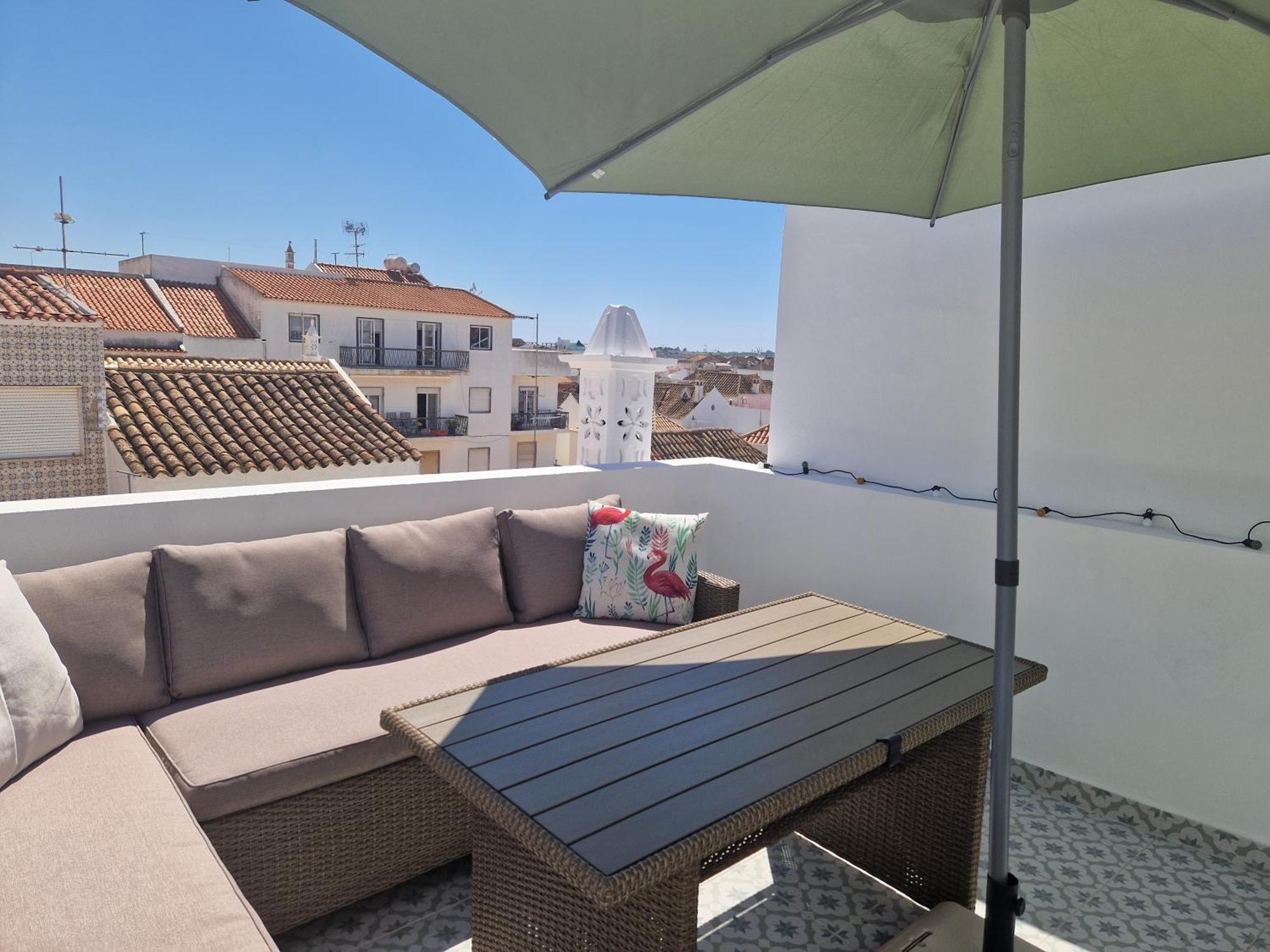 House With Private Roof Terrace In Centre Villa Tavira Eksteriør billede